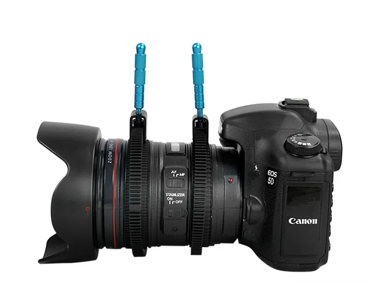 2 X SLRกล้องเลนส์มุ่งเน้นจับโฟกัส/ซูมแหวนก้านด่วนโฟกัส