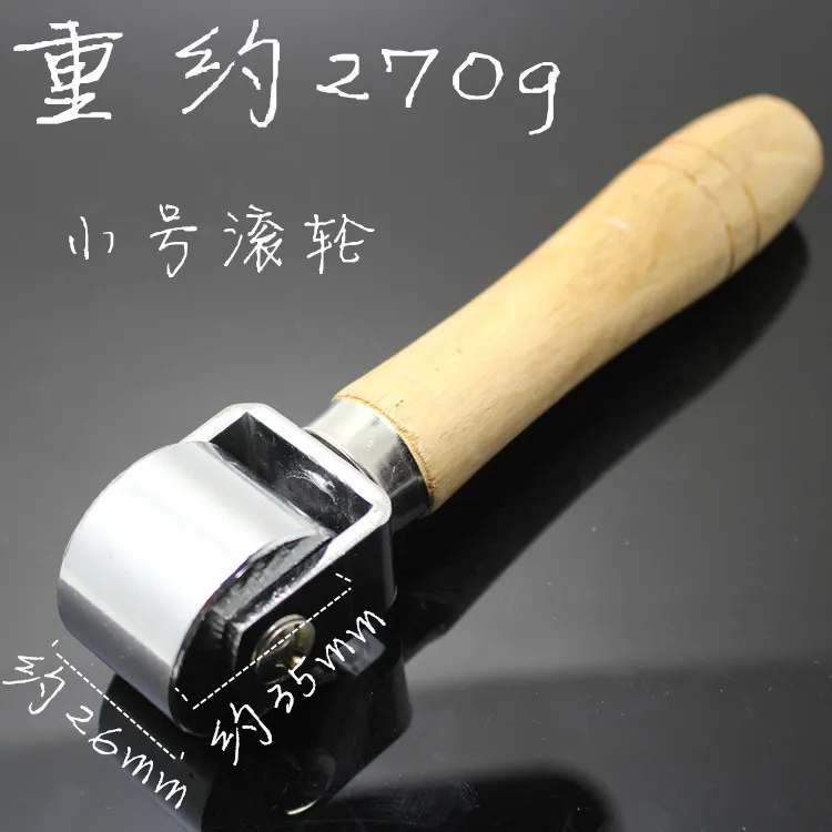 Small 26mm Multifunctional Rolling wheel tool for leather craft making Leather Agglutinate Tool diy glue flating tool