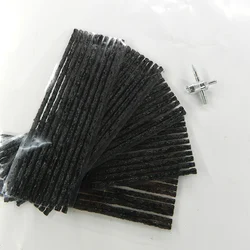 50pcs tubeless tire repair Scooter Bike Automobile Motorcycle Rubber Strips Kit Plug Tire Puncture Repair Sealer 200*4mm New