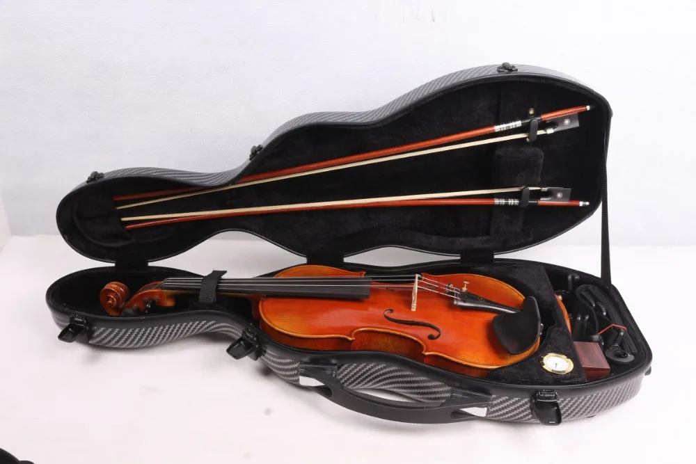 blue color high quality carbon fiber 4/4 New Violin Case Light Strong #00411