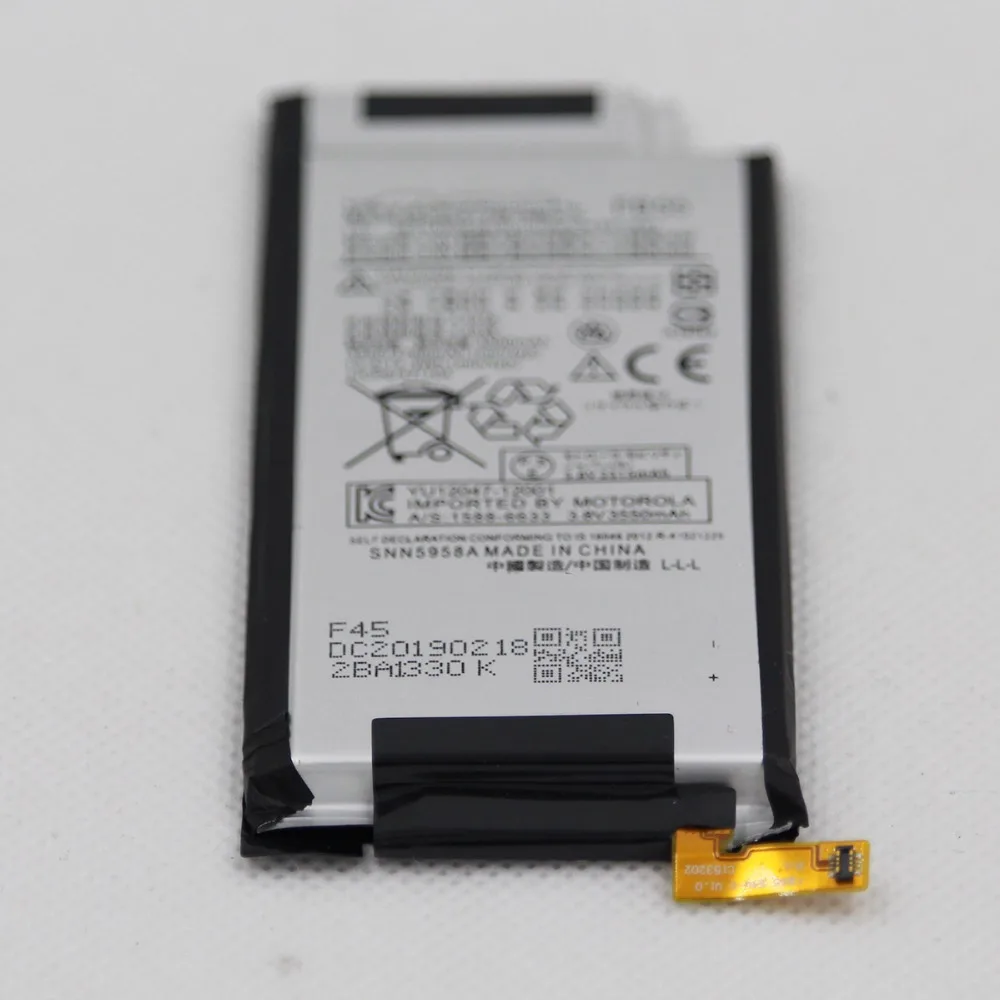 Imagem -03 - Driod 10 Peças Lote Fb55 Bateria do Telefone para Motorola Moto Turbo Xt1585 Xt1581 Xt1580 Moto x Força Móvel 3550mah Bateria Interna