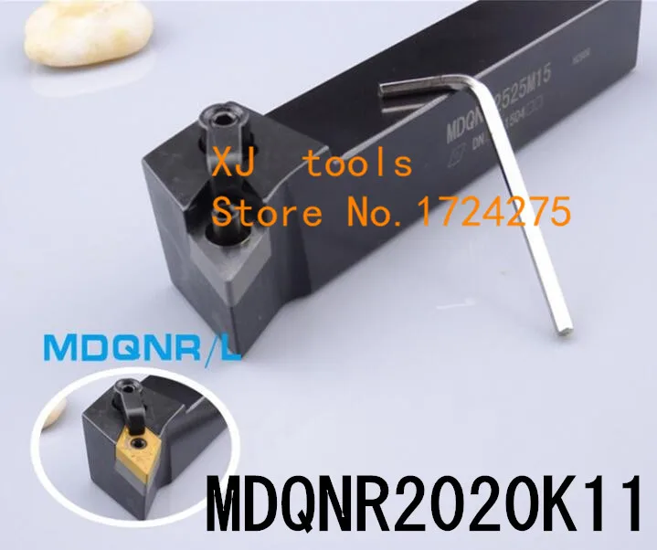 MDQNR2020K11/ MDQNL2020K11 Metal Lathe Cutting Tools,CNC Turning Tool,Lathe Machine Tools, External Turning Tool Type MDQNR/L