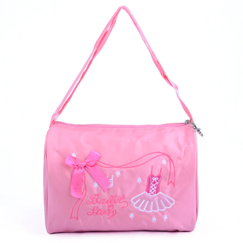 Fashion Girls Ballerina Ballet Dance Bags Handbag Princess Kids Sports Embroidered Duffel Shoulder bag for ballet dance shoes