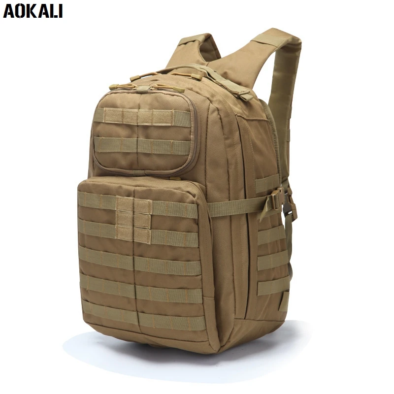 

AOKALI Waterproof Nylon 900D Designer 45L Military Assault Backpack Daypack Riding Travel Famous Laptop Bag Rucksack Knapsack