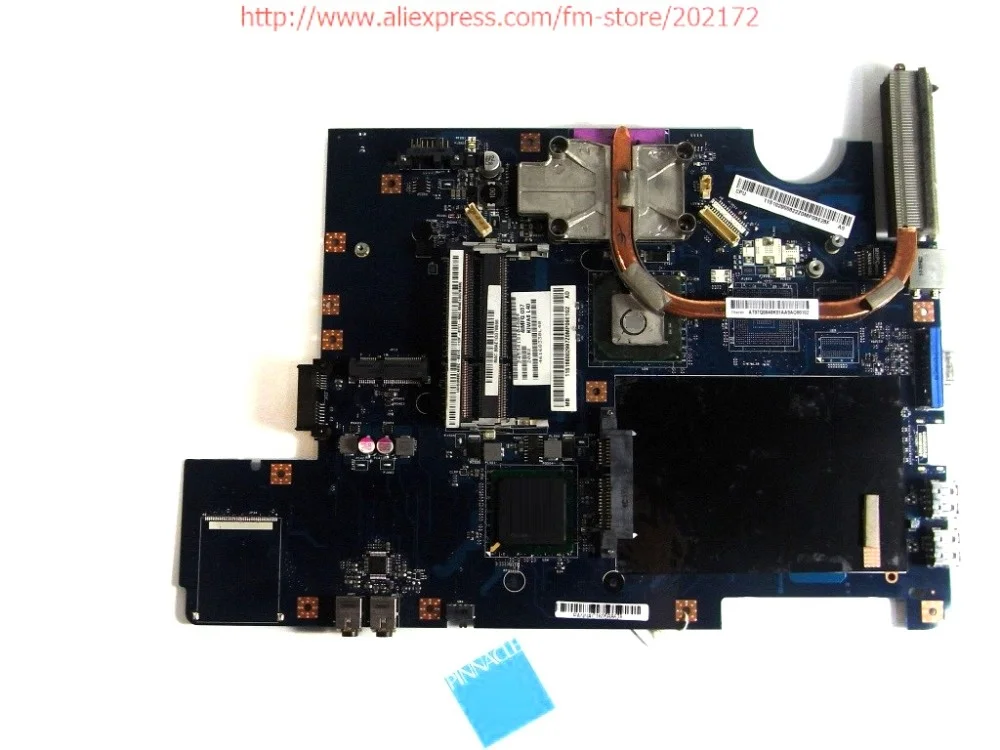 

168002997 Motherboard for Lenovo G550 LA-5082P with heatsink instead of G555 LA-5972P 100% compatible and a free CPU