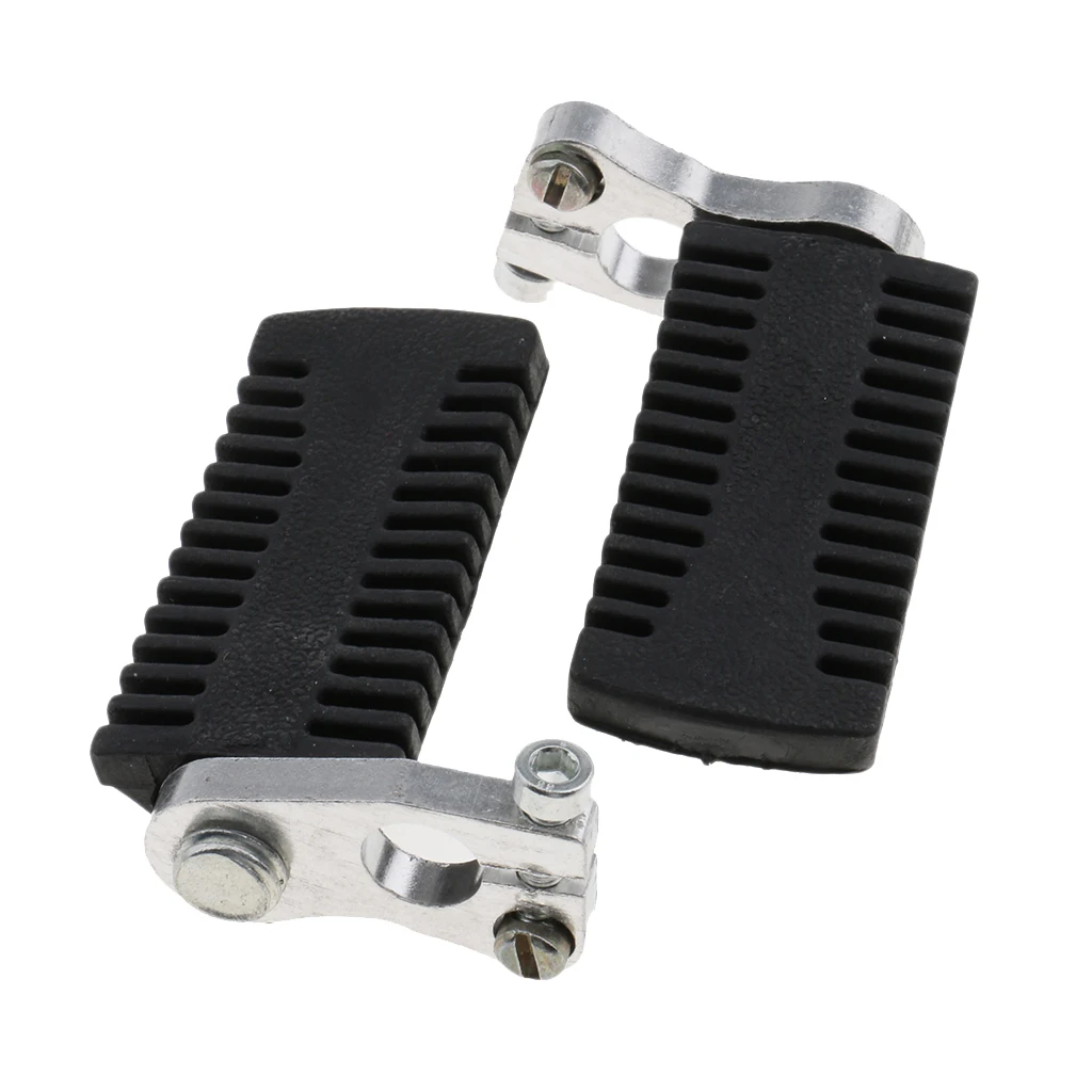 

2Pcs Motorcycle Front Rear Foot Pegs Footrest For 47cc 49cc 2-Stroke Mini Motor Pocket Bike Universal for Yamaha for Honda