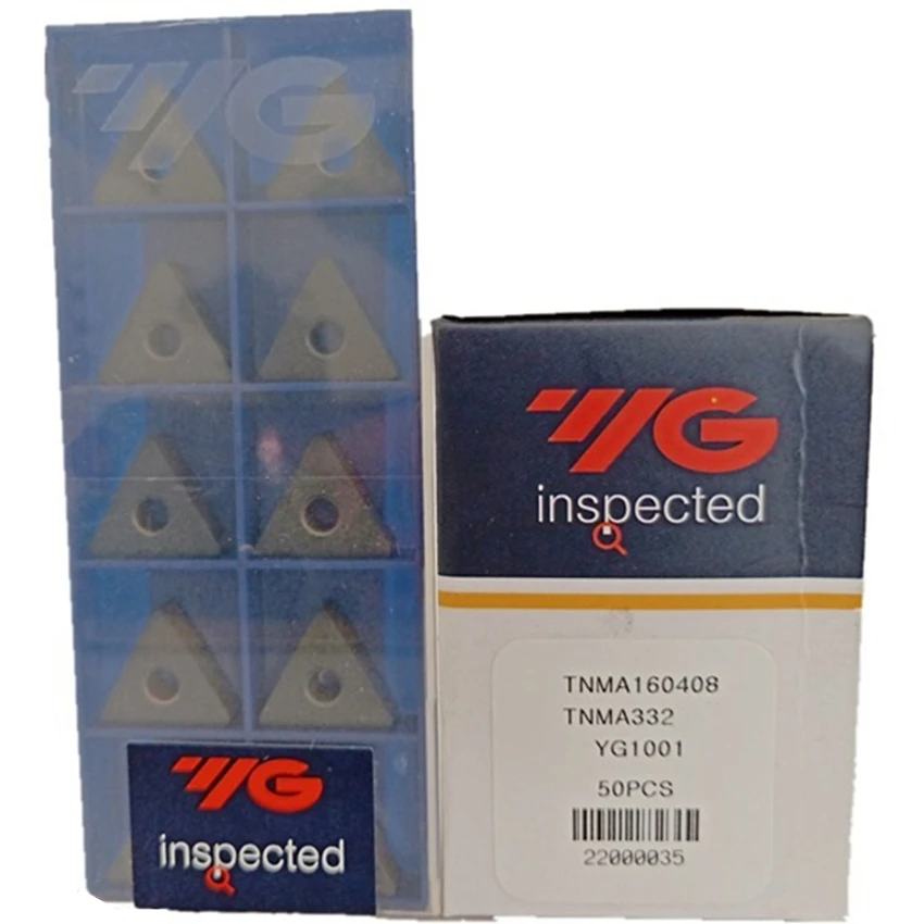 TNMA160408 YG1001 TNMA332/TNMA160412 YG1001 TNMA333 Korea YG CNC Carbide Inserts For Cast iron Replace  UC5115  Apply To K