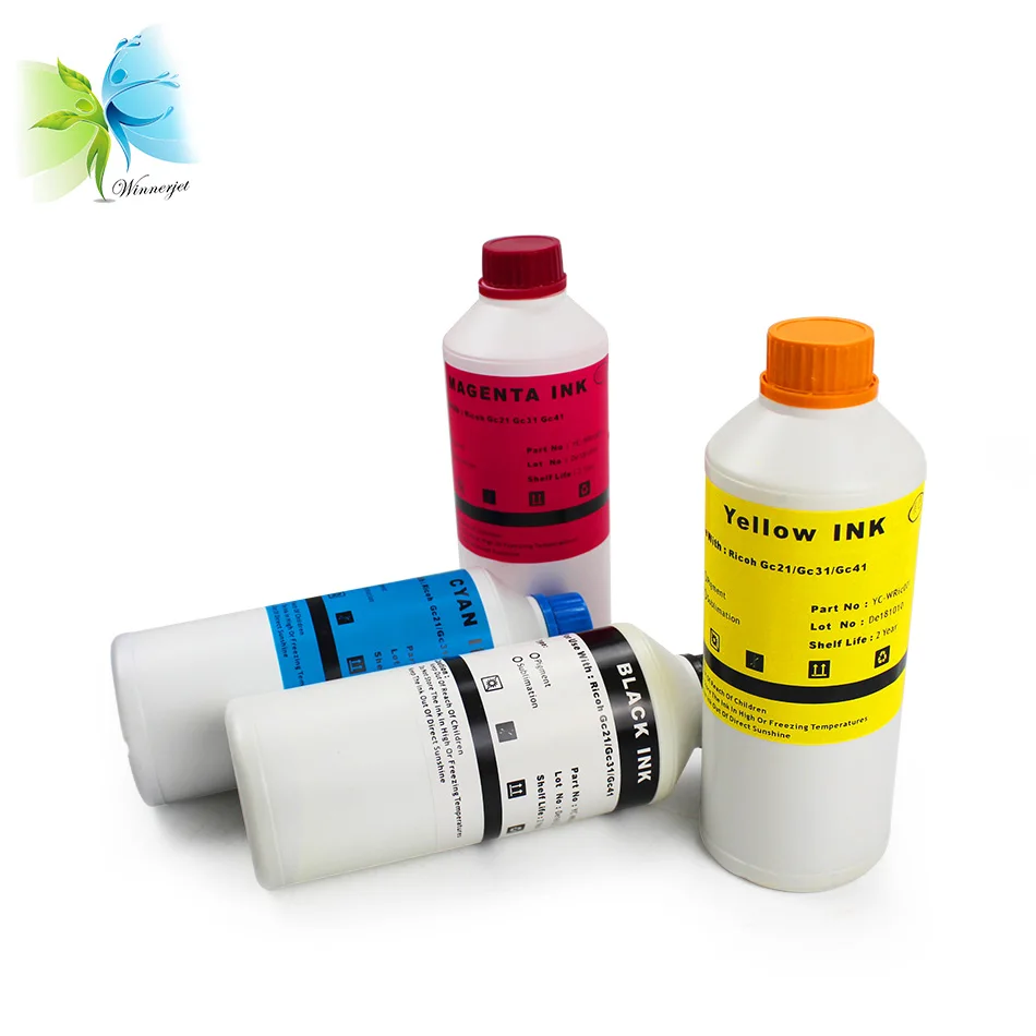 Winnerjet 1000ML Sublimation ink for GX7000 GX3000SF GX3000 GX5050N GX3050N GX3000S GX2500 GX3050SFN GX5050 for Ricoh GC31