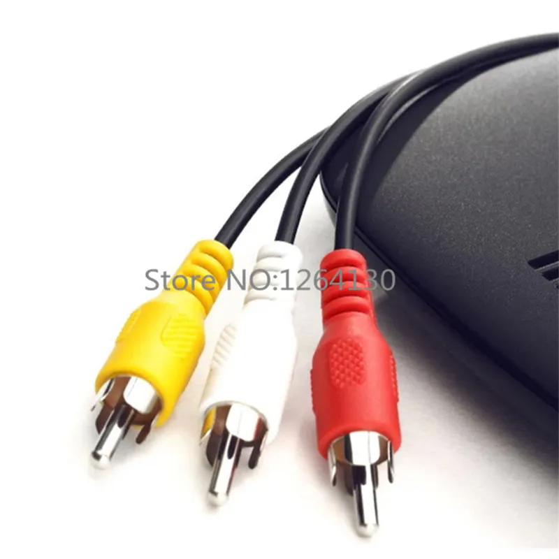 Cable adaptador AV de Audio y vídeo, Conector de 3,5mm a 3 RCA para TV/SONY/Canon/JVC, videocámara