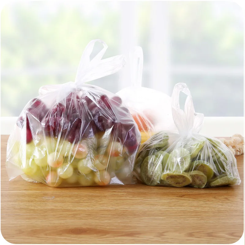 Kitchen food thicken storage bags disposable food grade hand even the volume vest bag storage bags