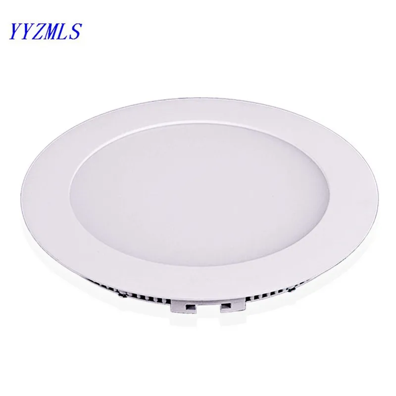 

Free shipping 3w 6w 9w 12w 15w 18w led panel light high bright kitchen bathroom bedroom white ceiling downlighting lamps