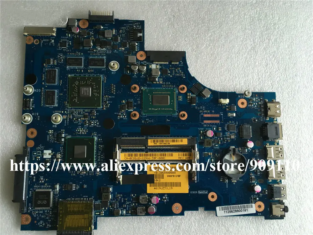 

VAW11 LA-9102P CN-0C2GJ2 0C2GJ2 C2GJ2 For DELL Inspiron 17R-5721 3721 5721 laptop motherboard SR0XL I5-3337U HM76 DDR3 mainboard