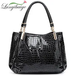 Womens Hand bags Designers Luxury Alligator Handbags Women Shoulder Bags Female Top-handle Bags Sac a Main Fashion Brand Handbag