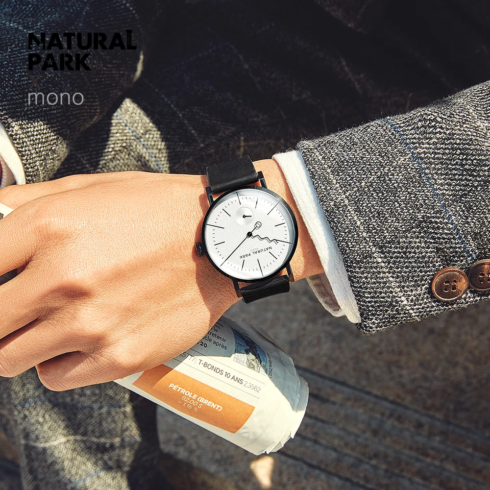 Relogio Masculino NATURAL PARK Watch Men Brand Luxury Steel Waterproof Quartz Mens Watches Casual Sport Male Clock Wristwatches