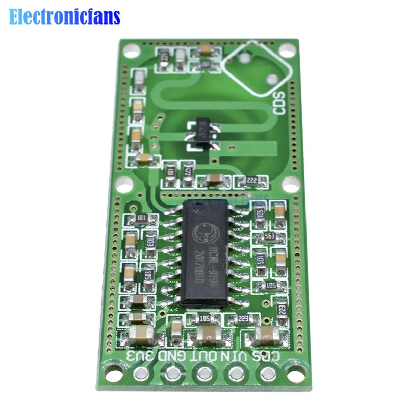 2Pcs RCWL-0516 Rcwl 0516 Microwave Radar Sensor Manusia Sensor Tubuh Sensor Modul Induksi Modul Saklar Output 3.3V