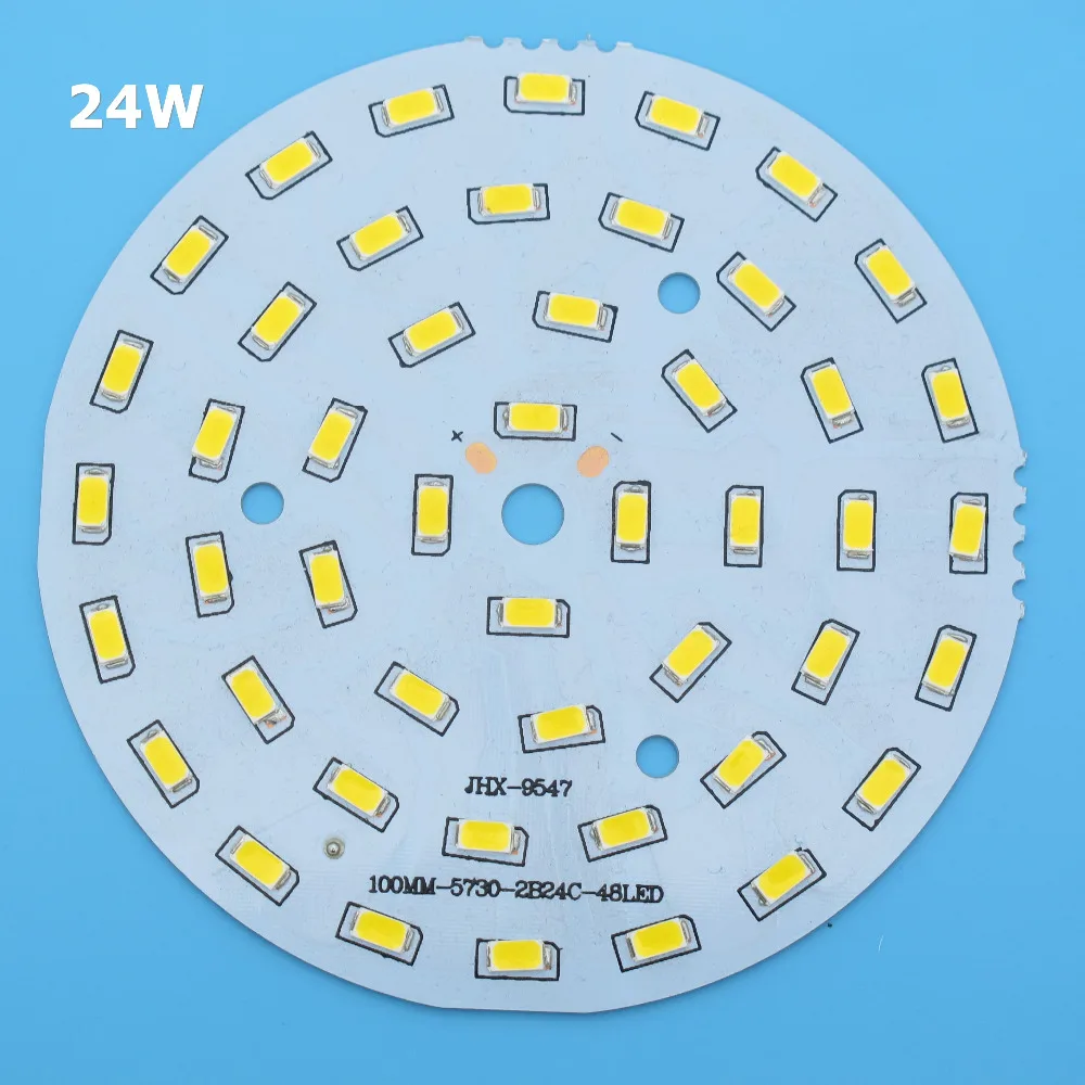 Wholesale SMD5730 LED PCB 2W 3W 5W 7W 9W 12W 15W 18W 21W 30W 36W White / Natural White / Warm White Light Source  for Led Bulb