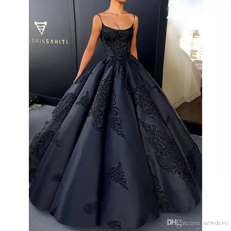 2019 Backless Mother Of The Bride Dresses Appliques Prom Dress Spaghetti Strap Custom Made Ball Gown Evening Gowns