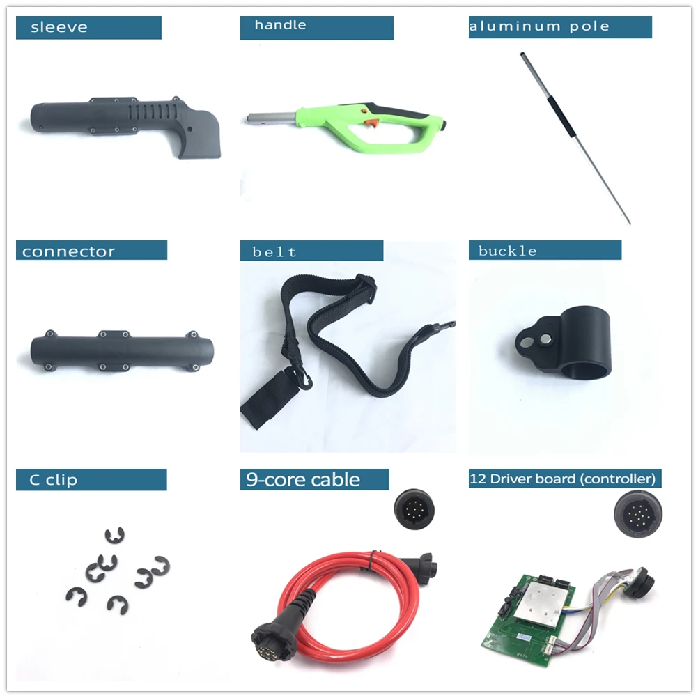 Spare cable for electric pruning shear WS P-1 or WS P-1.1(Connect the pruner with the battery)