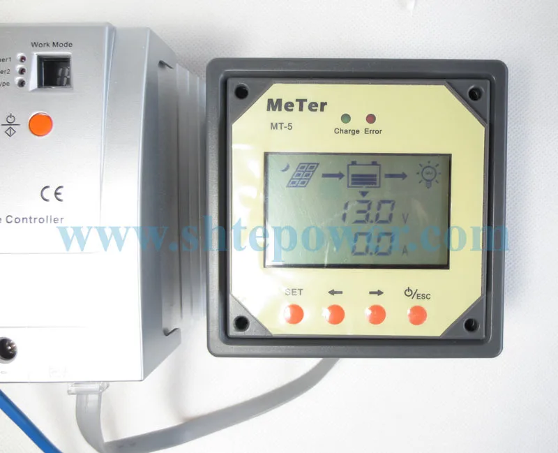 Imagem -03 - Mppt Controlador de Carga Solar Tracer 4210rn com Mt5 Medidor Remoto 40 Ampères 100vdc Mppt Reguladores Solares Fotovoltaicos Casa 40a