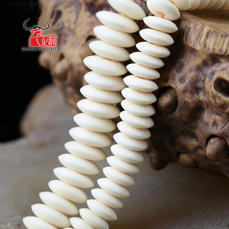 30PCS natural beef bone spacer beads for bodhi beads DIY Tibetan jewelry deads for jewelry making Hole 1.5 mm