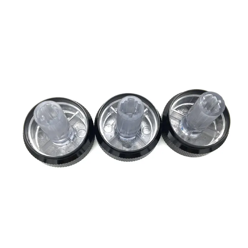 3pcs/set Aluminum Alloy Air Conditioning Knob AC Knob Heat Control Switch Button Knob For Honda City 2009-2013 Car Styling