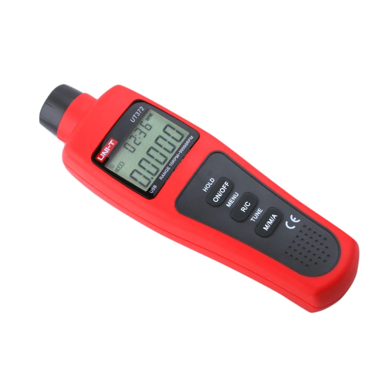 UNI-T UT372 Non-Contact Tachometers Target RPM Range 10~99999 MAX/MIN/AVG Test Distance 5~20cm USB Interface