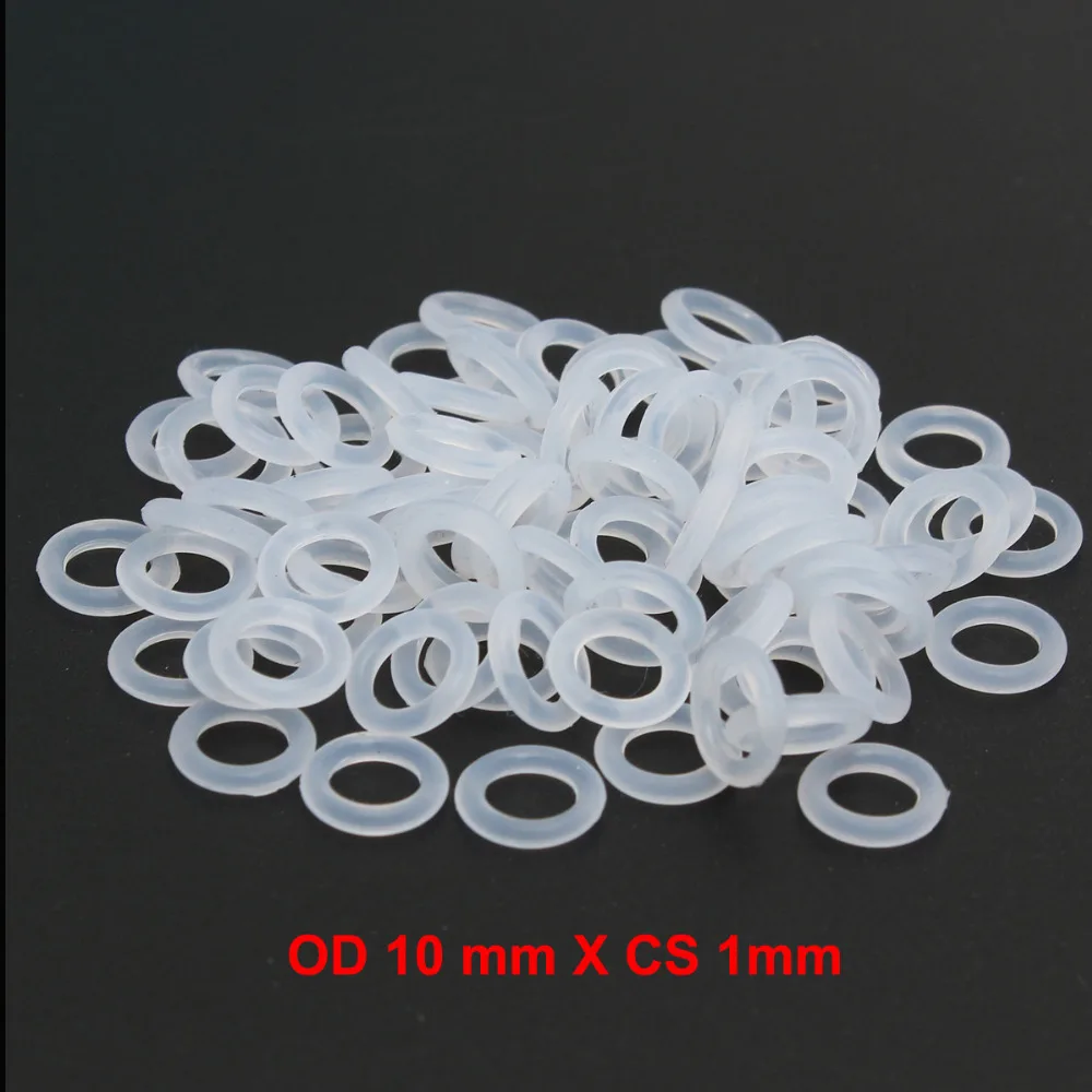 

OD10mm x CS1mm VMQ PVMQ SILICONE O ring O-ring Oring Rubber-Seal-Ring