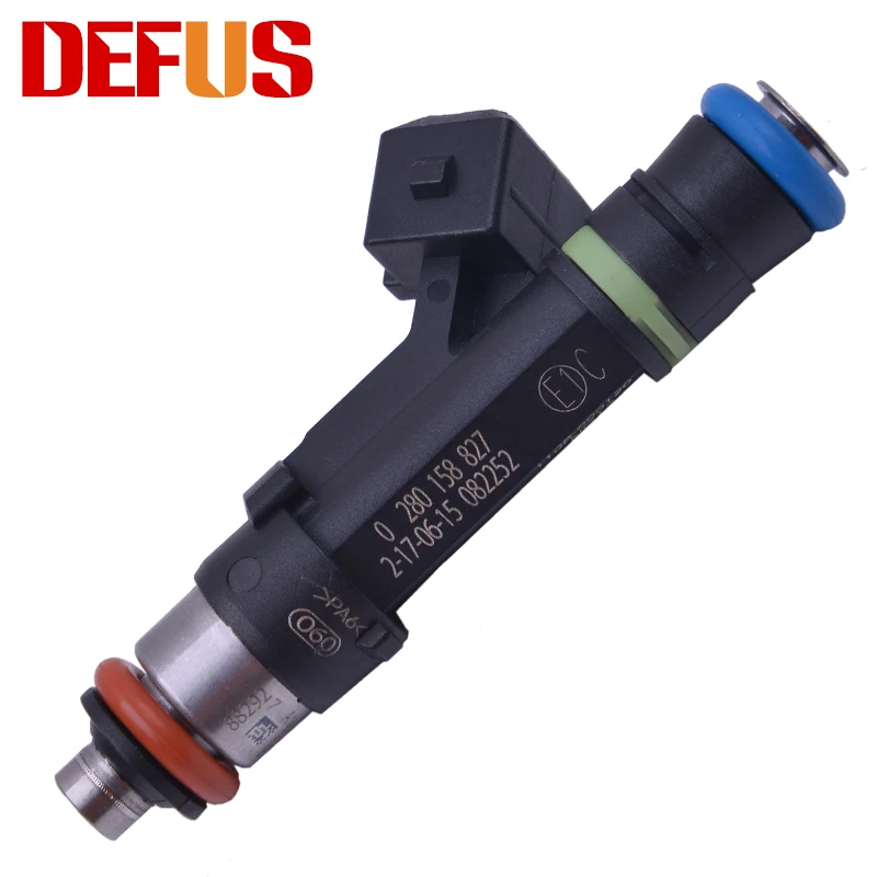 6X Fuel Injector 0280158827 1600cc for Fiat IVECO OPEL VAUXHALL VW 1996-10 Car Engine Nozzle Injector Petrol Gas Injection Valve