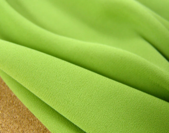 

2 meters 148cm 58.26" width tea green chiffon fabric pearl yarn fabric summer dress materials MM144