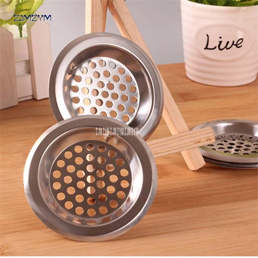 1pc Floor drain cover stainless steel copper washing machine floor drain cover round sewer filter pool D112 Kitchen Drains