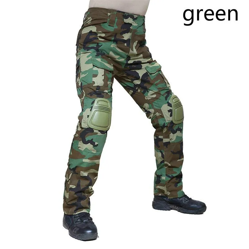 

Man Desert Tactical Military Clothing Paintball Army Cargo Pants Combat Trousers Multicam Militar Tactical Knee Pads Pants