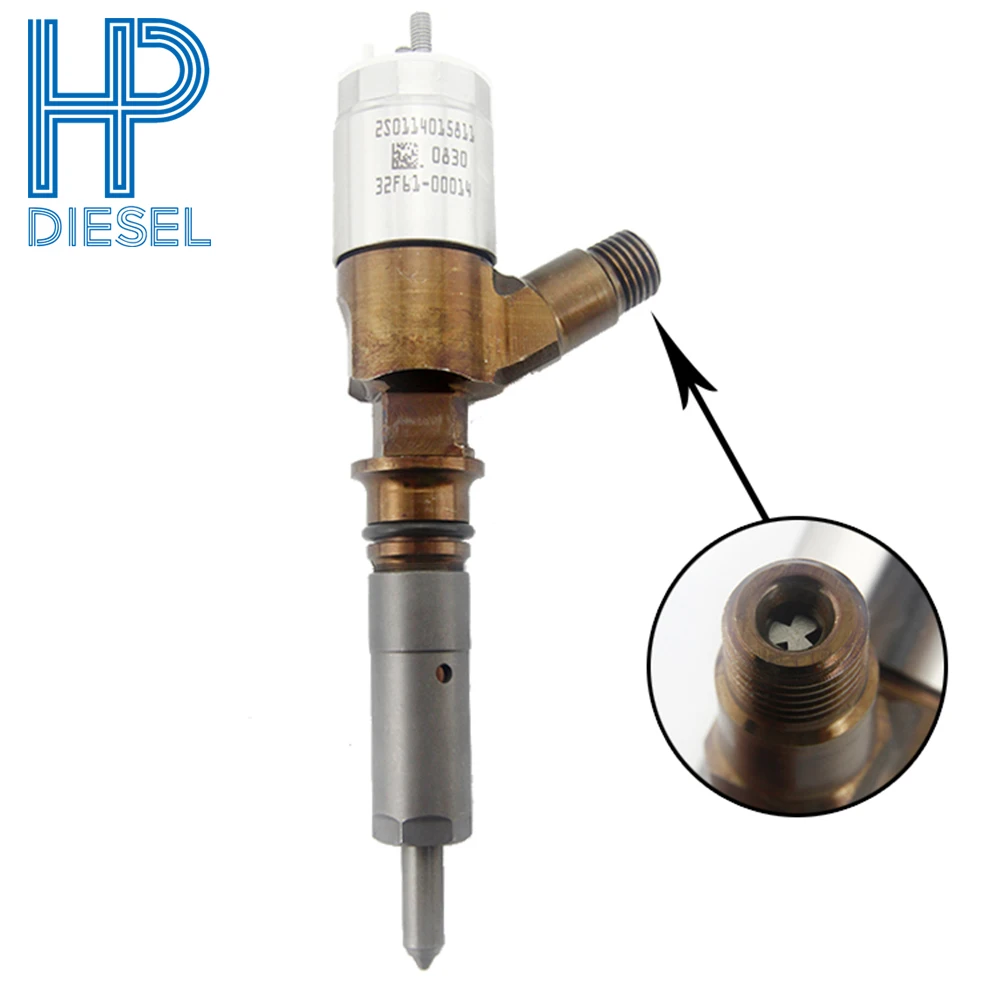 New type Common rail injector 326-4756/32F61-00014 for C4.2 engine, diesel fuel injector 3264756 for CAT 312D excavator