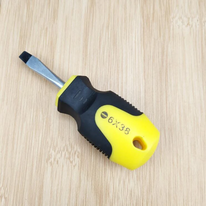 1PC 6*38มม.Mini ขายส่งหัวไขควง Slotted ไขควงซ่อมถอดชิ้นส่วนเครื่องมือสำหรับสินค้าอิเล็กทรอนิกส์