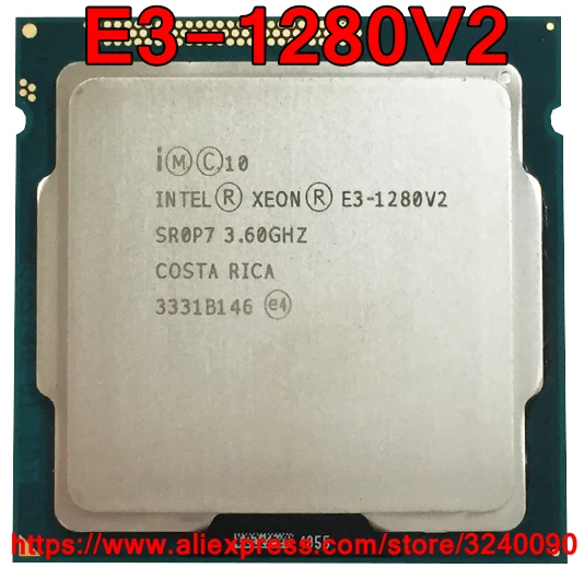 

Original Intel Xeon CPU Processor E3-1280V2 3.60GHz 8M Quad-Core Socket 1155 free shipping E3 1280V2 E3-1280 V2 E3 1280 V2