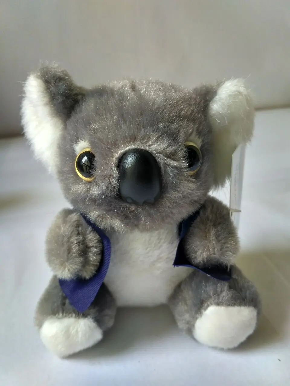 

mini cute plush koala toy high quality blue vest koala doll gift about 11cm