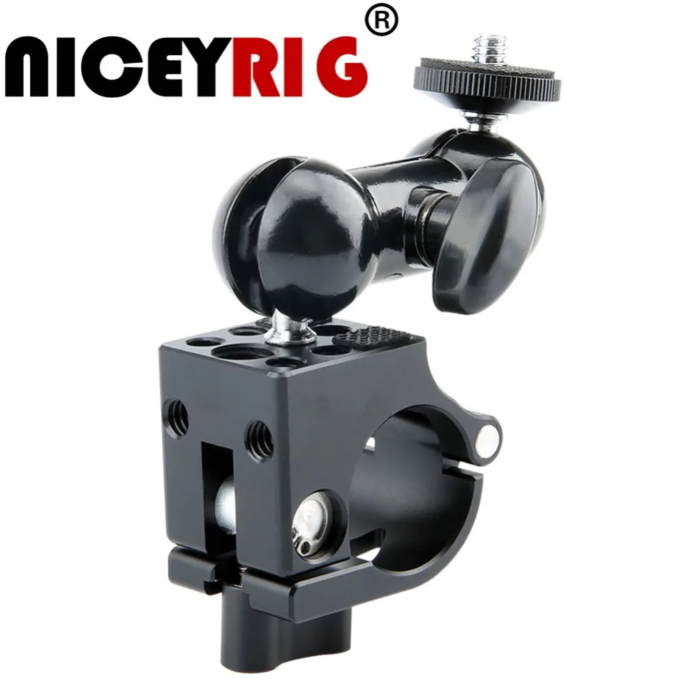 

NICEYRIG 360 Degree Rotation Adjustable Quick Release Monitor EVF Viewfinder Mount Stand Camera Accessories DSLR Camera Rig