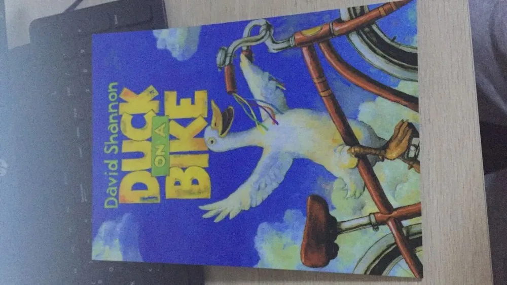 ديفيد شانون-كتاب مصور كلاسيكي للأطفال ، لعبة بطة على دراجة Caldecott ، قراءة ميدالية ، كتب إنجليزية للأطفال من 0 إلى 8 سنوات
