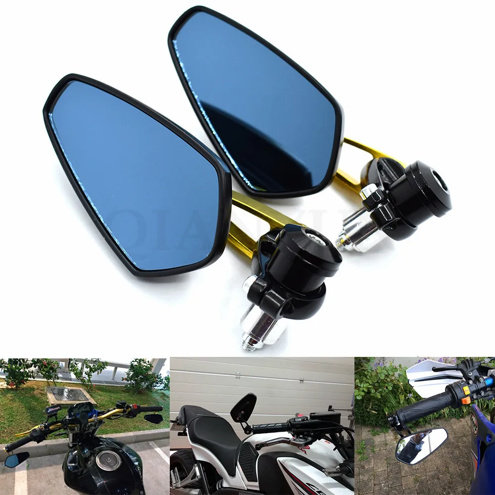 

Universal Motorcycle Handlebar Rear View Side Mirror Rearview Mirrors For Yamaha MT01 MT02 MT03 MT07 MT09/Tracer MT10 MT25 / ABS