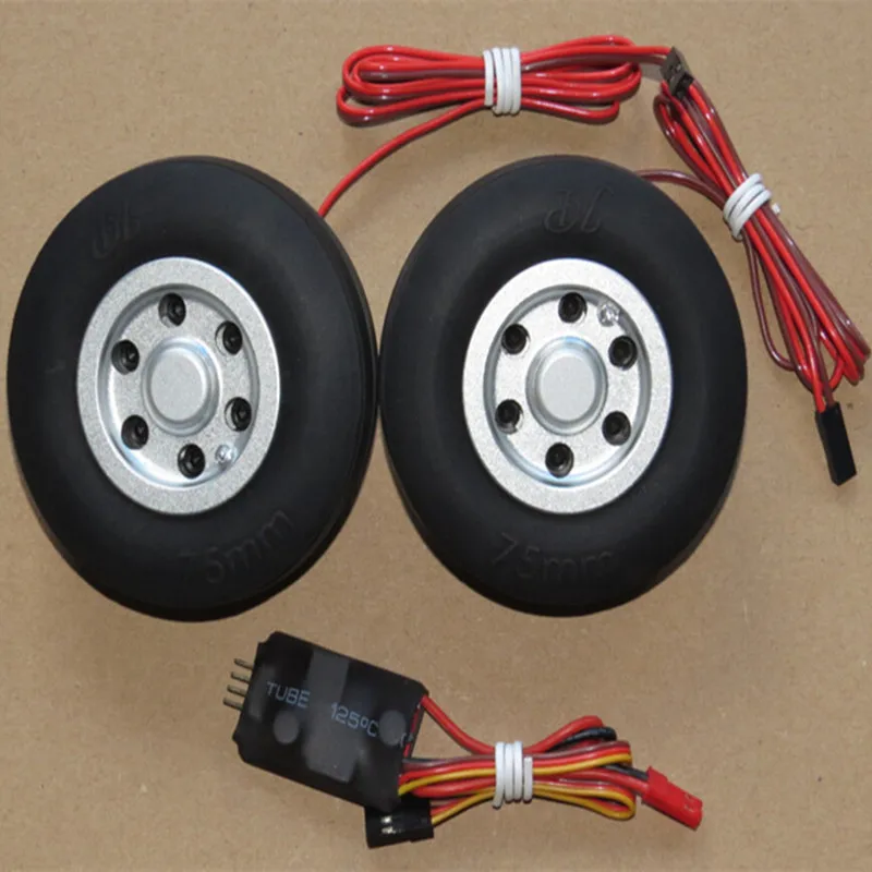 RC model 45mm 50mm 55mm 60mm 65mm 70mm 75mm 86mm 95mm JP brake wheel for fixed-wing aircraft landing gear