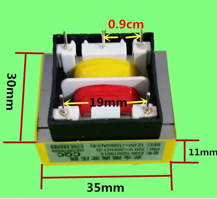 Range Hood Parts transformer 12V  150mA