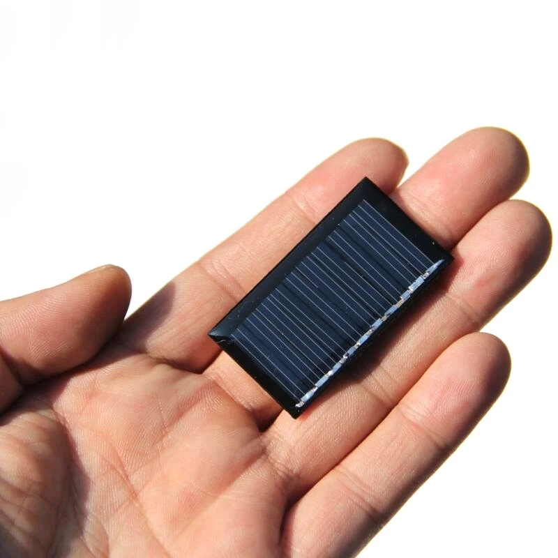 

BUHESHUI Wholesale 0.12W 5V Solar Cell Polycrystalline Solar Panel Module DIY Solar Toy Panel Education Kits 45*25mm 1000pcs