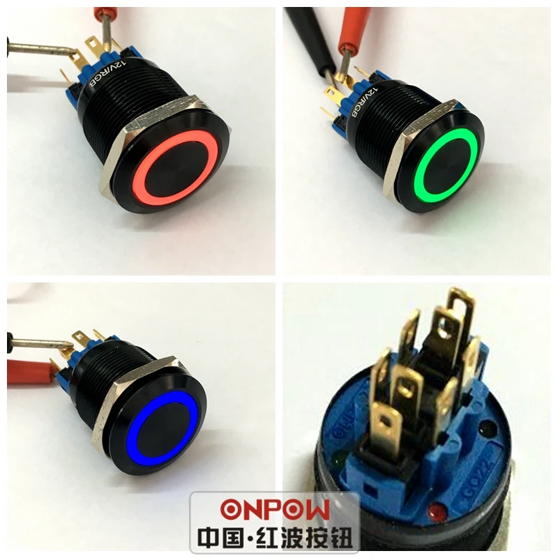 ONPOW GQ22-11ZE 22mm 트리컬러 레인징 라이트 인디케이터 스위치 실사용 리뷰: 전기공사, DIY, 산업장비에 최적의 선택