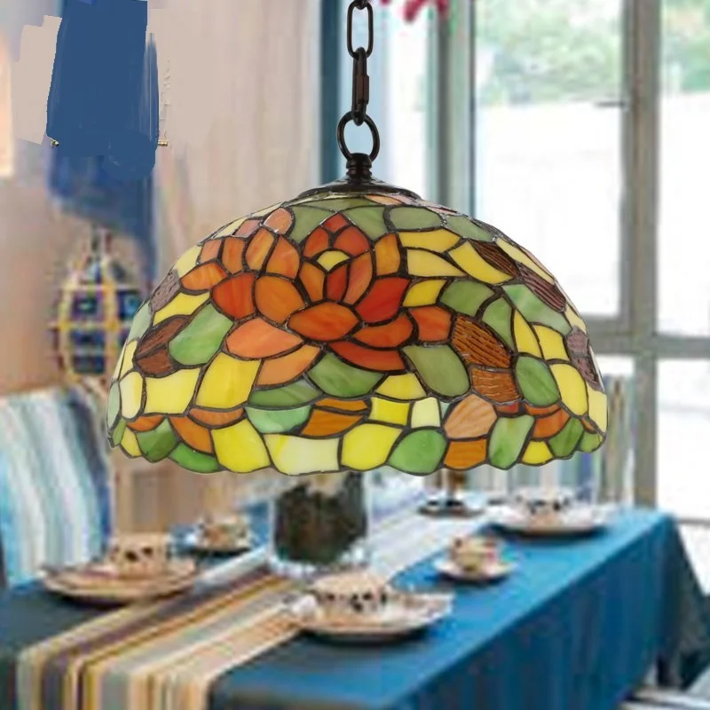 newest Lighting light pendant light flower dining room pendant light entranceway lamps round  ZCL