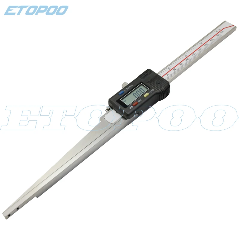 High quality 0.2-10mm /20mm/30mm/40mm Electronic Digital Wedge Feeler Gauge for Power Plant use Wedge Feeler Gauge