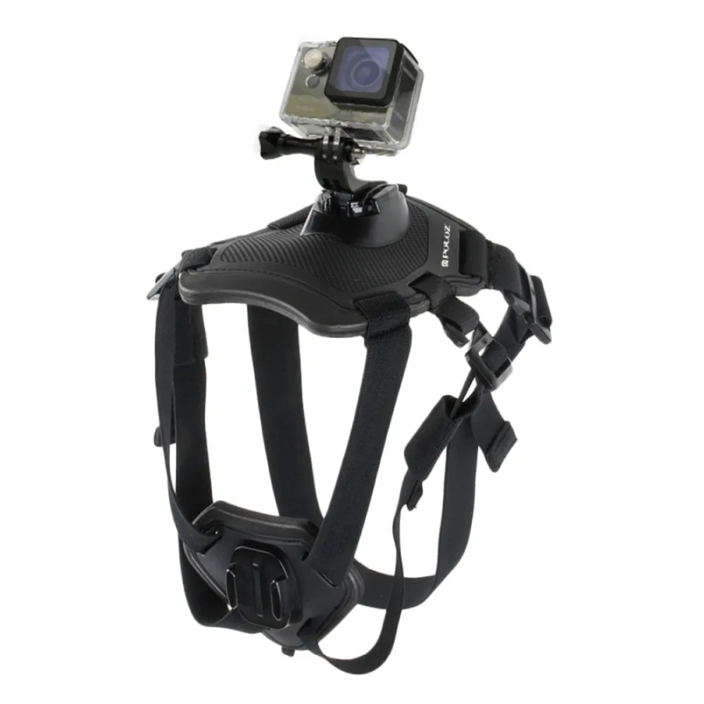 PULUZ Hound Dog Fetch Harness Adjustable Chest Strap Mount for GoPro/ DJI Osmo Action/ Xiaoyi and Other Action Cameras