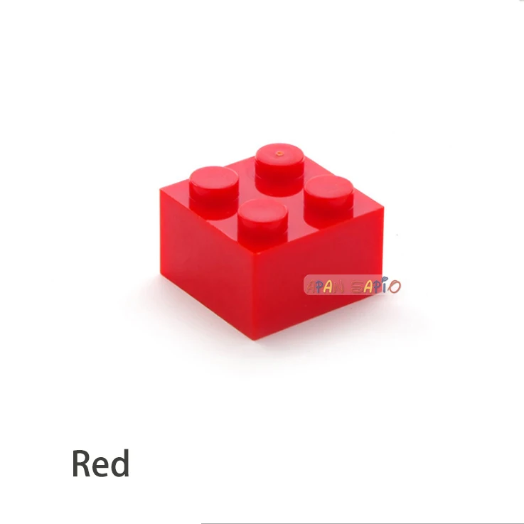 60 stücke DIY Bausteine Dicke Zahlen Bricks 2x2 Punkte Pädagogisches Kreative Größe Kompatibel Mit 3003 Kunststoff Spielzeug für Kinder