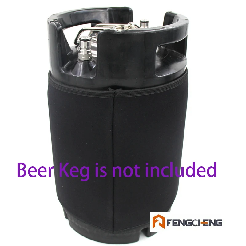 2.5Gallon/10 Liter Neoprene Corny Keg Parka Keg Insulated Glove Homebrew Kegging