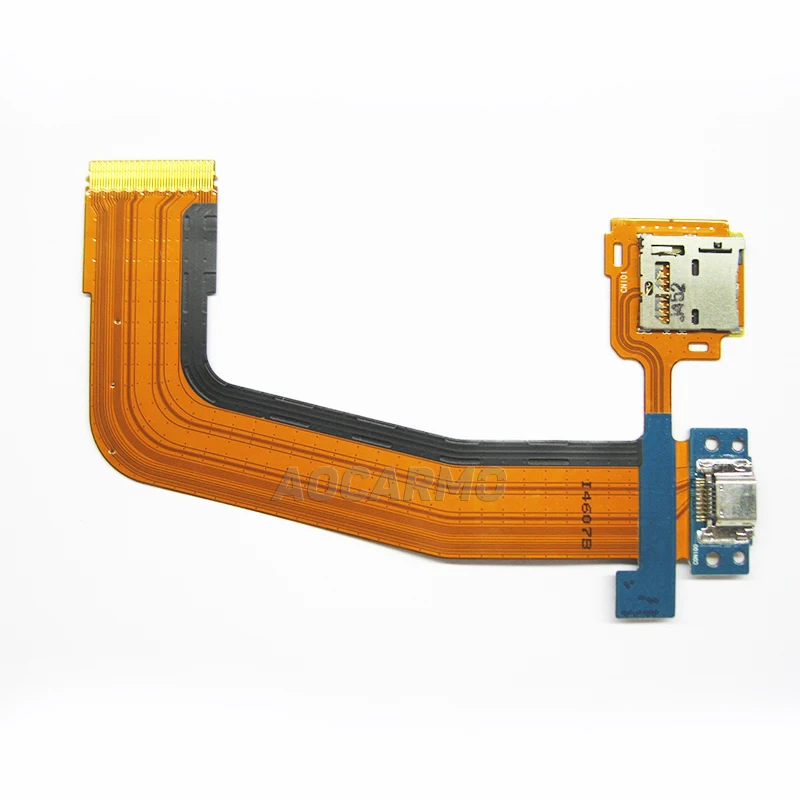 Aocarmo USB Charging Port Micro SD Reader Flex Cable For Samsung Galaxy Tab S 10.5 SM-T800