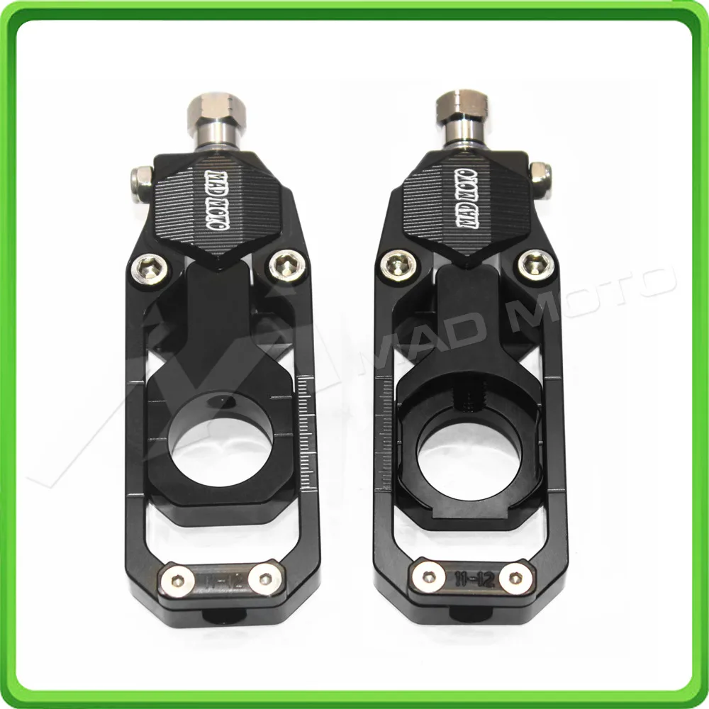 

Motorcycle Chain Tensioner Adjuster fit for KAWASAKI Ninja ZX6R ZX-6R 2005 2006 2007 2008 2009 2010 2011 2012 Black