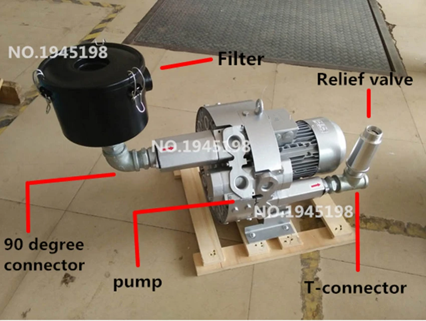 F006 0532000004 H215mm D150mm CNC-Fräser Vakuumpumpenfilter Drehschieber-Vakuumpumpe Ersatz-Luftfilter – Detail 8